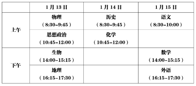江苏中专网发布其他科目考试时间