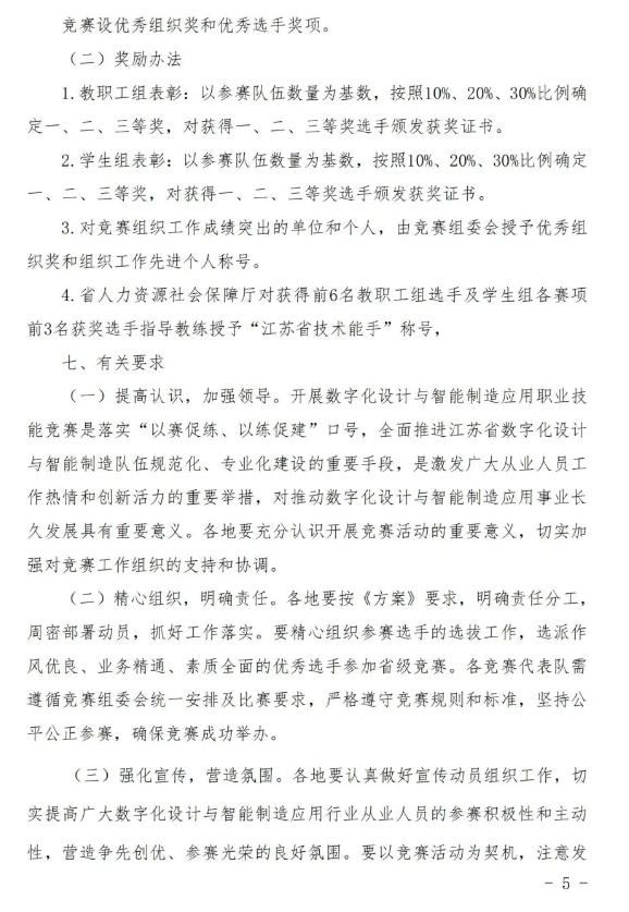 江苏中职中专网整理了的“江苏工匠”岗位练兵职业技能竞赛——2023年江苏省数字化设计与智能制造职业技能大赛相关资讯